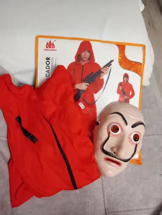 Disfraz atracador Partilandia + careta