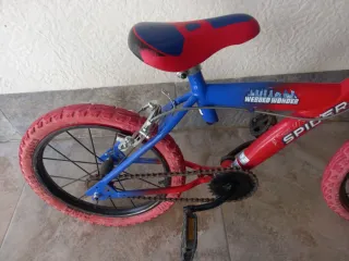 Bicicleta Spiderman Infantil 5 años