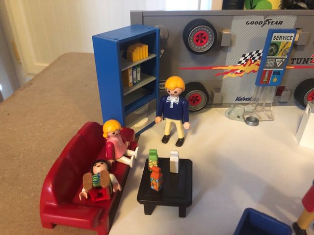 Playmobil Taller Mecánico Diorama coche completo