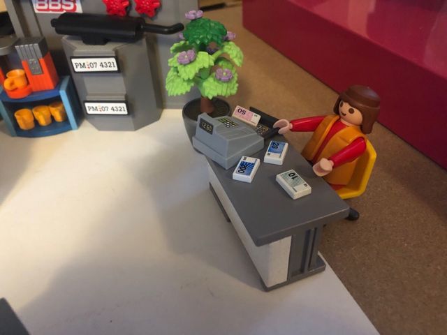 Playmobil Taller Mecánico Diorama coche completo