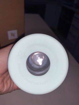 Botella Nespresso Bambú Cristal Verde