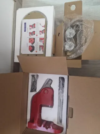 Máquina para hacer chapas