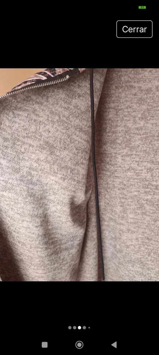 Chaqueta cortavientos estampado paisley Talla L