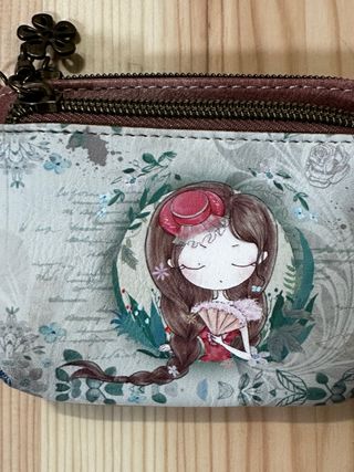 Monedero estampado muy bonito 