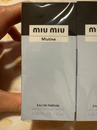 Miu Miu Miutine Eau de Parfum 1,2 ml