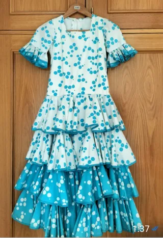 Traje de flamenca con lunares