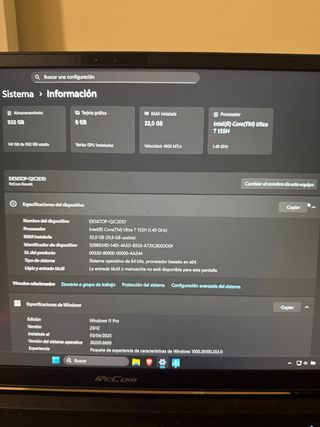 Portátil Gaming PcComponentes Negro
