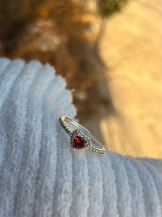 Anillo Corazón Acero
