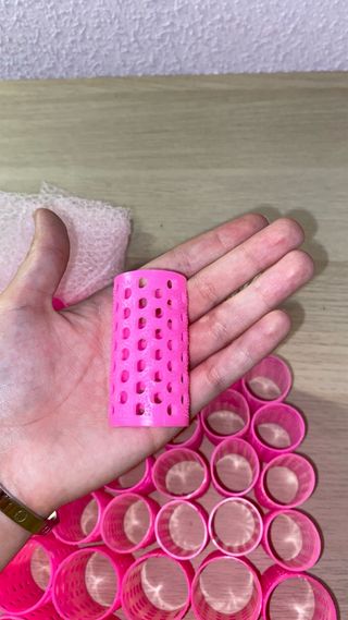 Rulos de peluquería con redecilla y picas