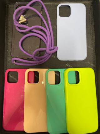 Fundas iPhone 12/Pro (varios colores)