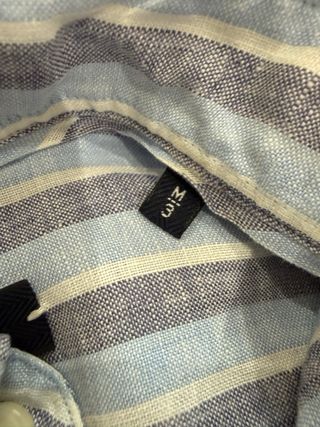 Camisa de lino a rayas