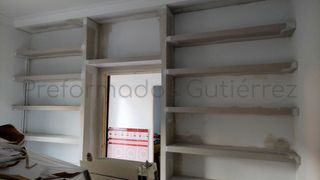 Estantería de Pladur (yeso laminado) a medida
