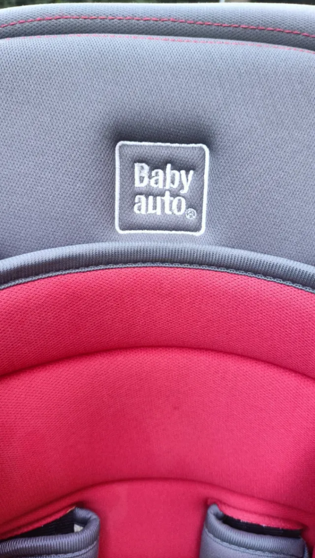 Silla coche Baby Auto gris y roja