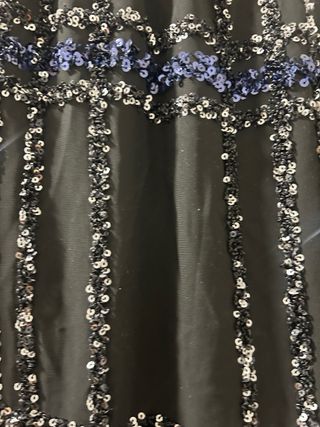 Falda MIDI H&M lentejuelas con etiqueta