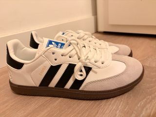 Zapatillas Adidas Samba Beige/Blanco