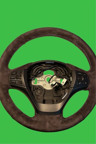 Volante BMW F30 rifoderato in camoscio