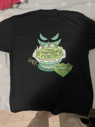 Camiseta Negra Feid Talla S