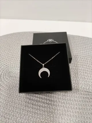 Colgante Media Luna Acero