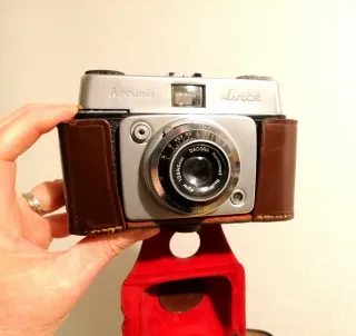 Macchina fotografica vintage Ferrania Lince 1959