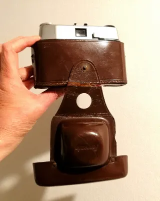 Macchina fotografica vintage Ferrania Lince 1959