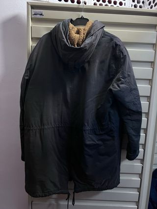 Abrigo invierno Bershka azul marino Talla M