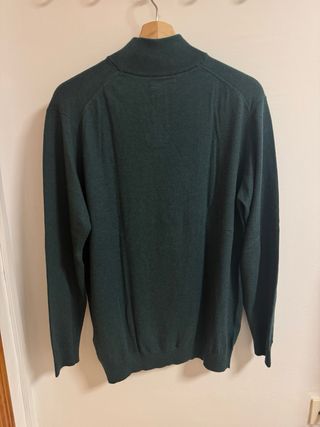 Jersey Pedro del Hierro verde cremallera T/XL