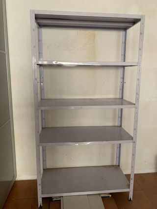Estantería metálica blanca 1,88 cm