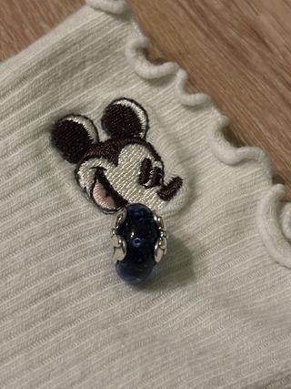 Charm Pandora Cristal Murano Minnie Azul