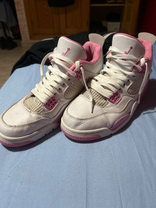 Jordan Retro 4  Rosa Blanco