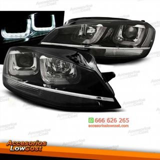 FAROS DELANTEROS CON DRL LED PARA VW GOLF VII, 11
