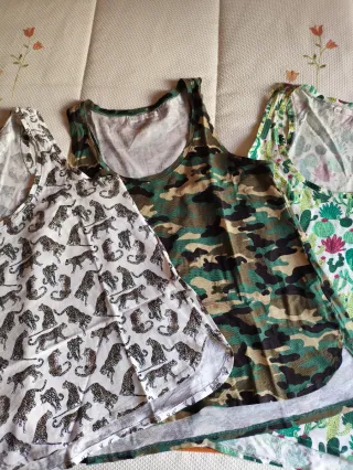 3 Camisetas Nadadora Estampadas