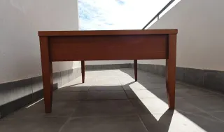Mesa de centro madera de nogal 120cm