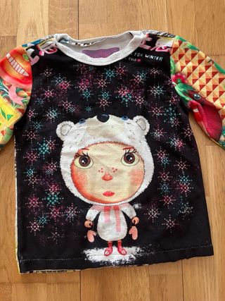 Camiseta manga larga con estampado