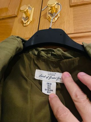 Chaqueta cortavientos verde