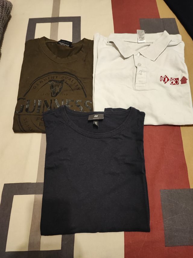 Lote 3 Camisetas H&M Talla L