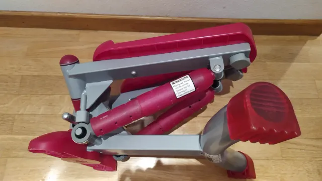 Stepper Decathlon Rosa y Gris