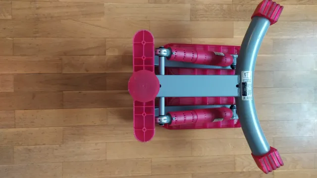 Stepper Decathlon Rosa y Gris