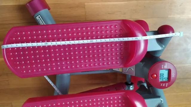 Stepper Decathlon Rosa y Gris