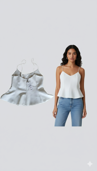 Blusa Zara Blanca Talla XXL