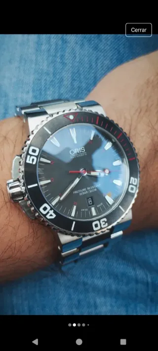 Reloj Oris Aquis Red Sea Automático