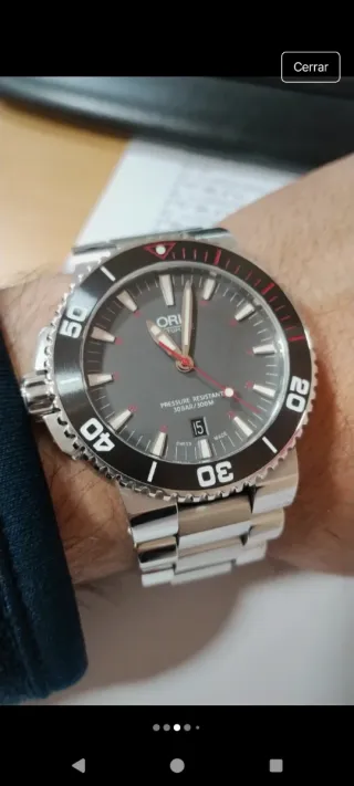 Reloj Oris Aquis Red Sea Automático