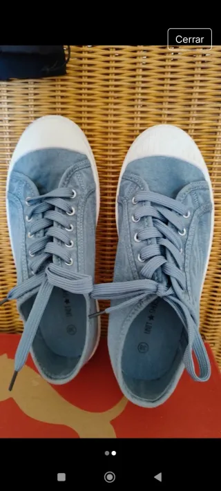 Zapatillas niño azul talla 38