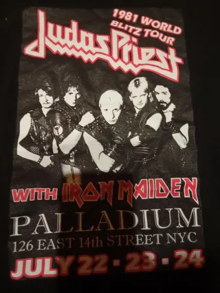 Camiseta Judas Priest USA 1981. 