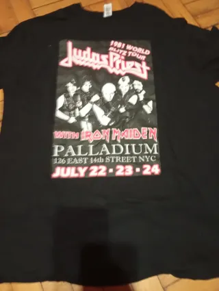 Camiseta Judas Priest USA 1981. 