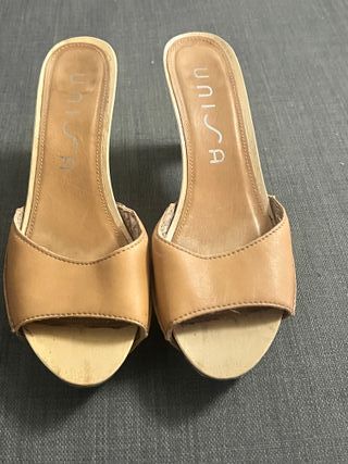 Sandalias Unisa Beige Talla 38