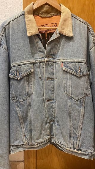 Cazadora Vaquera Levi's Forrada. Talla: XL