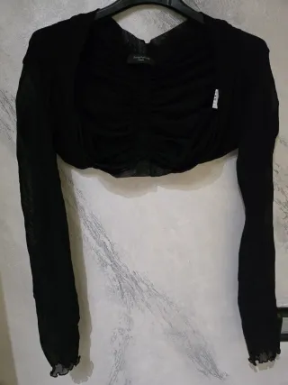 Coprispalle Sonia Fortuna nero taglia unica.