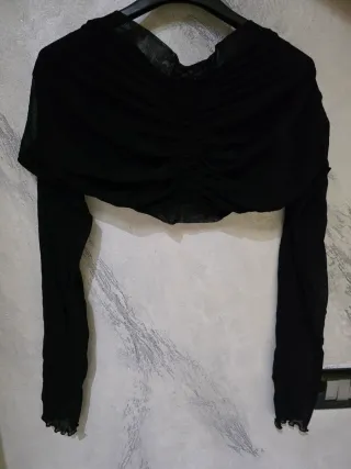 Coprispalle Sonia Fortuna nero taglia unica.