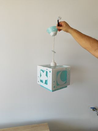 Lampada cubica per bambini stelle e luna