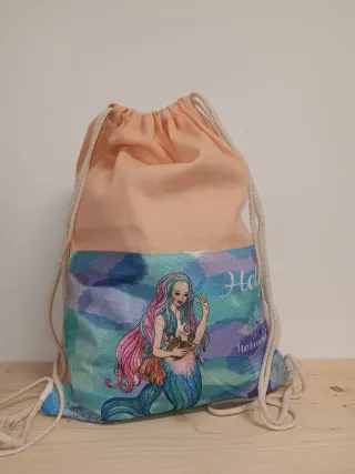 Mochilas de tela con sirenas